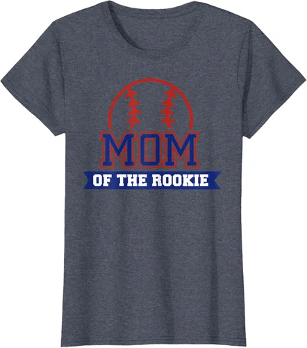 Vista 69 de Mom of Rookie - Camiseta de béisbol para primer cumpleaños, Blanco