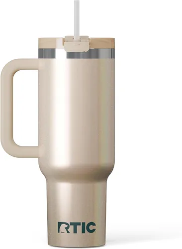 Vista 38 de RTIC Vaso Tumbler de Viaje por Carretera de 30 oz con Doble Pared Revestido de Cerámica Aislado Taza Portátil de Café de Viaje de Acero Inoxidable