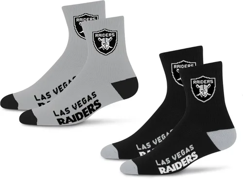 Vista 19 de For Bare Feet Calcetines quarter NFL unisex para adultos