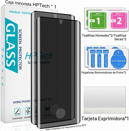 Vista 8 de Protector de pantalla de privacidad para Motorola Edge 2025/60 Negro