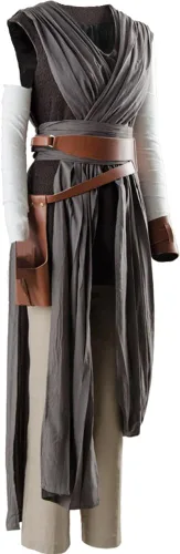 Vista 3 de Womens Rey Cosplay Costume Halloween Tunic Outfit 5 Versions Cosplay Suits for Adults