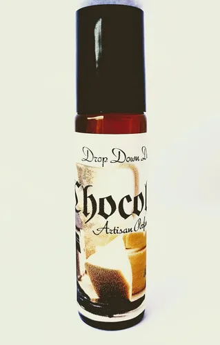 Vista 3 de Rollo de chocolate en aceite de perfume, fragancia de chocolate, perfume gourmand, rollo de vidrio en botella, hecho a mano, perfume de chocolate