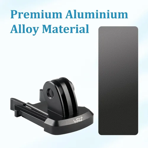 Vista 4 de HSU Clip de hebilla de liberación rápida de aluminio para montaje base básico (tapón de bloqueo de goma) con kit de accesorios de tornillo