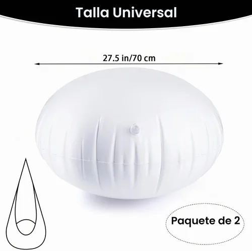 Vista 2 de 2 cojines inflables de repuesto para silla hamaca columpio para niños
