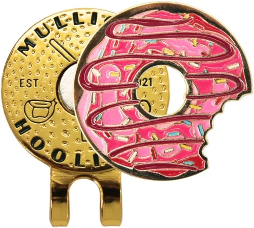Vista 49 de MULLIGAN HOOLIGAN® Marcador de pelota de golf + clip magnético para sombrero Esmalte de alta calidad Regalo divertido para los amantes del golf