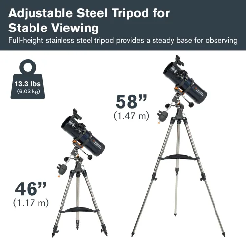 Vista 5 de Celestron 21062 AstroMaster Telescopio refractor 70 EQ