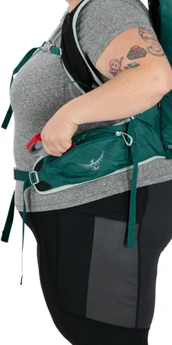 Vista 13 de Osprey Mochila de senderismo Tempest para mujer, verde, (Jasper Green), Mochila de senderismo Tempest
