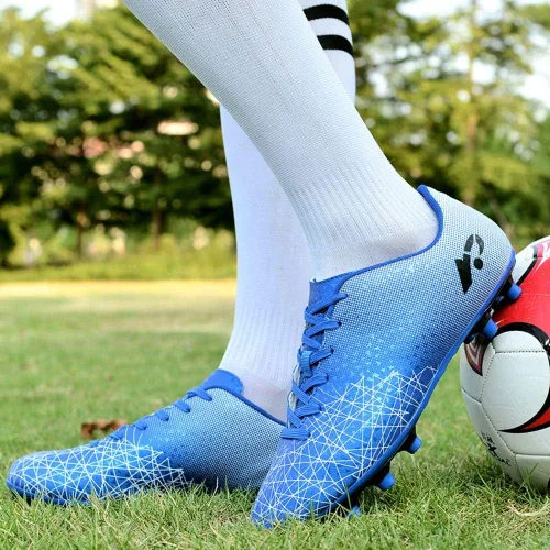 Vista 3 de WELRUNG Zapatos de entrenamiento para hombre y mujer, antideslizantes, resistentes al desgaste para niños