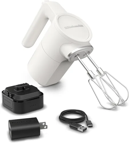 Vista 7 de KitchenAid Go - Mezclador de mano inalámbrico - batería incluida, KHMR762, color negro mate