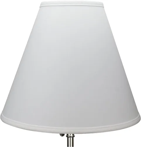 Vista 2 de FenchelShades.com 6 pulgadas de diámetro superior x 14 pulgadas de diámetro inferior x 12 pulgadas de altura inclinada de tela de barril de lámpara