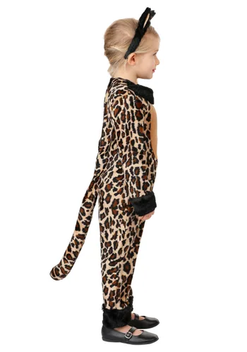 Vista 4 de Disfraz de Leopardo Saltarín para Niña Pequeña Multicolor