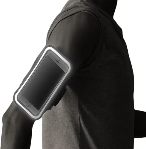 Vista 7 de Brazalete para correr impermeable compatible con iPhone 12 con bolsillos adicionales para llaves, dinero en efectivo y tarjetas de crédito. Soporte