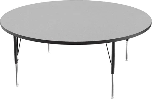 Vista 7 de Correll AM2448-REC-15 EconoLne - Mesa de actividades de melamina, 24 pulgadas x 48 pulgadas, parte superior de granito gris rectangular, patas