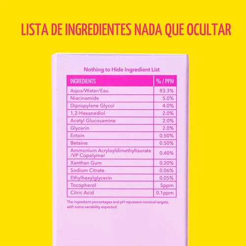 Vista 4 de Good Molecules Suero de Niacinamida al 5% con Ectoína - Suero Ultra Hidratante para Dirigirse a Poros Dilatados y Acné - Hidratante, Minimizador
