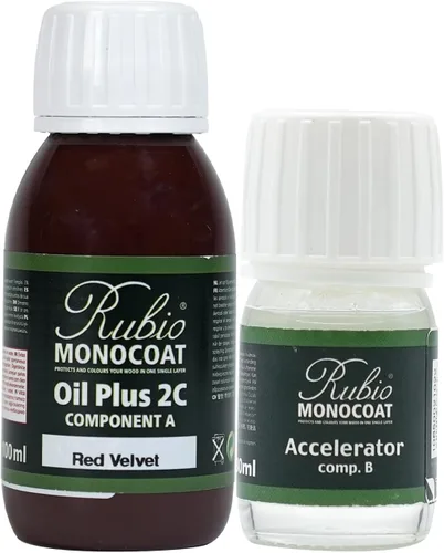 Vista 222 de Rubio Monocoat Tinte y acabado para madera de 650 pies cuadrados - Niebla 5% Oil Plus 2C Aceite de linaza ecológico de secado rápido