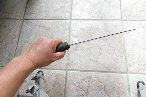 Vista 4 de Crude - Cuchillo de chef japonés Nakiri, 8 pulgadas, acero al carbono, ¡afilado!