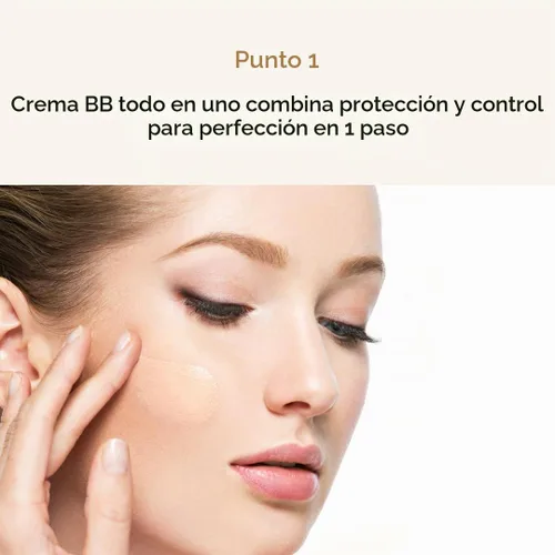 Vista 2 de Crema BB de humectación y firmeza IPKN factor 45, Light Claro