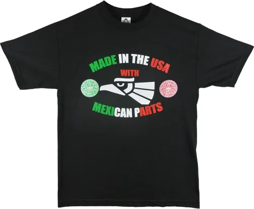 Vista 2 de ShirtBANC fabricado en los Estados Unidos con camisa de piezas mexicanas
