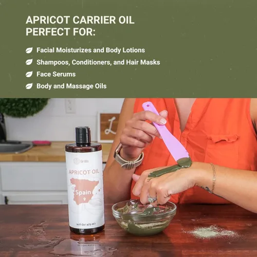 Vista 6 de Aceite de almendra de albaricoque, directo de España y Turquía, aceite portador 100% puro para cabello, cara y piel, aceites portadores prensados