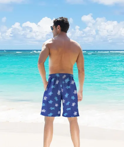 Vista 67 de UNICOMIDEA Bañador para hombre con forro de compresión de 9 pulgadas de largo