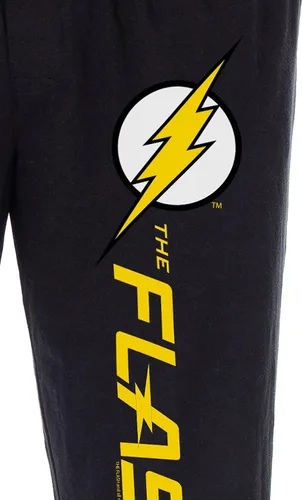 Vista 3 de DC Comics - Pantalones de pijama para hombre con logotipo de superhéroe de The Flash Lightning Bolt