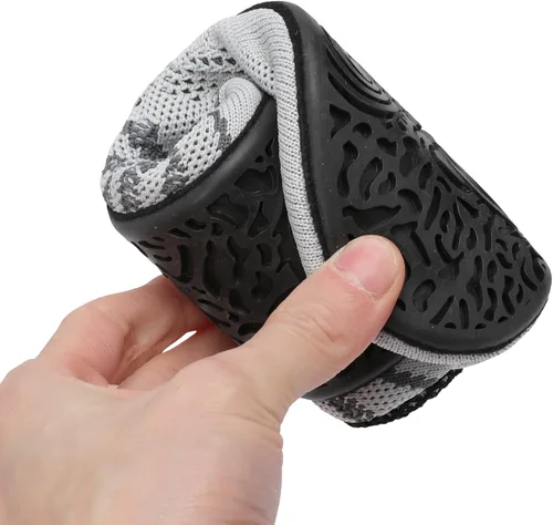 Vista 6 de Scurtain Pantuflas unisex con suela de goma para adultos