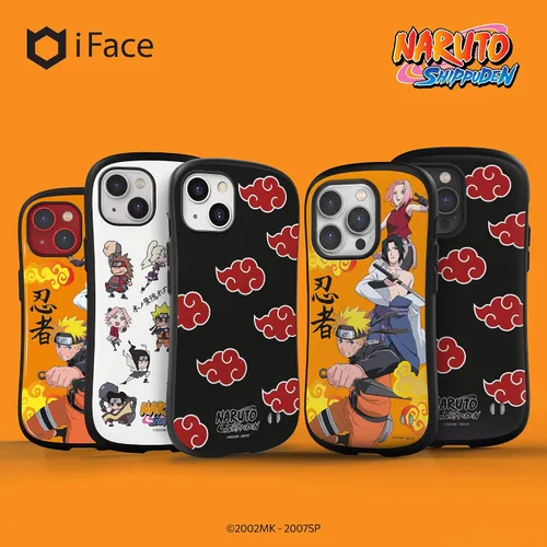 Vista 2 de iFace Naruto Shippuden - Funda para iPhone 13 Pro (6.1 pulgadas), funda protectora de anime a prueba de golpes de primera clase, Naruto y amigos