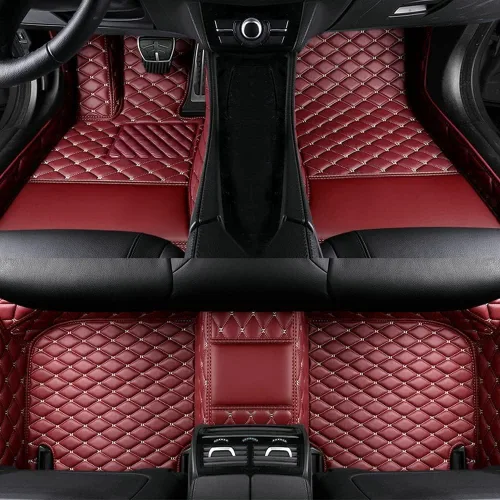 Vista 21 de Tapete para Auto Adecuado para el 99% de Sedanes, Coches Deportivos, Tapetes de Coche Personalizados de Lujo para SUV, Mujeres, Tapetes Automotrices
