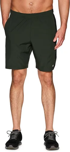 Vista 26 de RBX Active - Pantalones cortos de baloncesto para hombre, 9 pulgadas, elásticos, con bolsillos