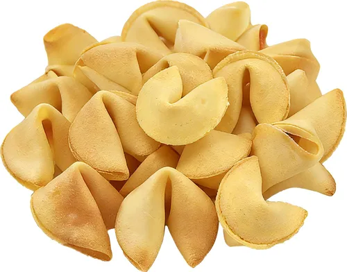 Vista 11 de Soeos Fortune Cookies, aproximadamente 48 unidades, sabor vainilla, galletas Fortune envueltas individualmente a granel, galletas crujientes