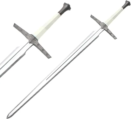 Vista 15 de Espada de espuma medieval de 41 pulgadas, espada de dos manos para caza de brujas