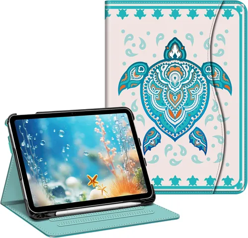 Vista 15 de Fintie Funda tipo libro para iPad (A16) de 11ª generación de 11 pulgadas Negro