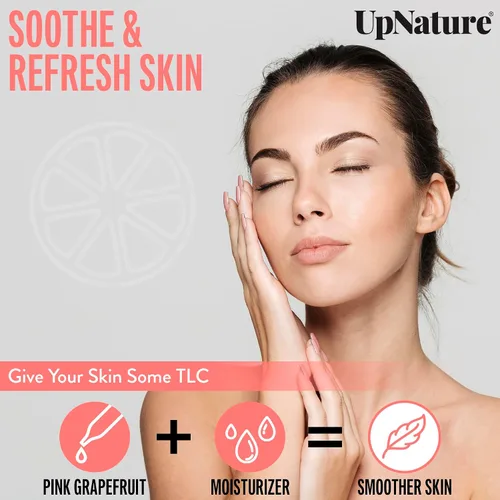 Vista 5 de UpNature Aceite esencial de toronja rosa - 100 % natural y puro, sin diluir, para aromaterapia, aumenta la energía, mejora el estado de ánimo