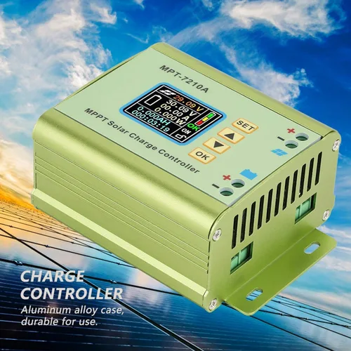 Vista 5 de Controlador solar MPPT DC12-60v, MPT-7210A controlador LCD Pantalla LCD Regulador de panel solar de energía para batería de litio