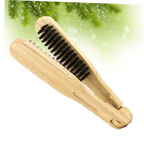 Vista 2 de 2 peines alisadores de cabello para mujer, pinza para el cabello, cepillo para enderezar el cabello, cepillo para enderezar el cabello, peine