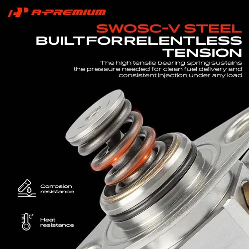 Vista 5 de A-Premium Bomba de combustible de alta presión de inyección directa compatible con Volkswagen Golf 2018 y Audi A6 2016-2018, TT 2017-2018, 1.8L