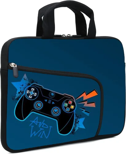 Vista 25 de Funda para portátil de 11.6" 12.2 pulgadas para Chromebook, Ultrabook, portátil, tableta de neopreno con asa para hombres y mujeres, dos bolsillos