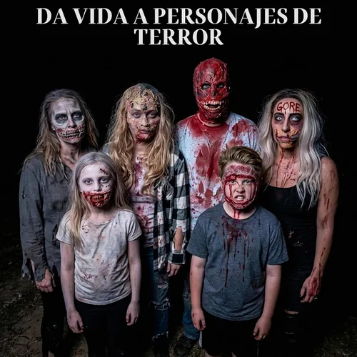 Vista 6 de Látex Monstruo líquido, pinta 16 onzas, crea Monster/Piel Zombie y FX.