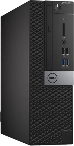 Vista 2 de Dell Computadora de escritorio OptiPlex 5050 SFF, Intel Core i5-7500t, 8 GB de RAM, SSD de 256 GB, WiFi, Bluetooth, HDMI, teclado y mouse, Windows