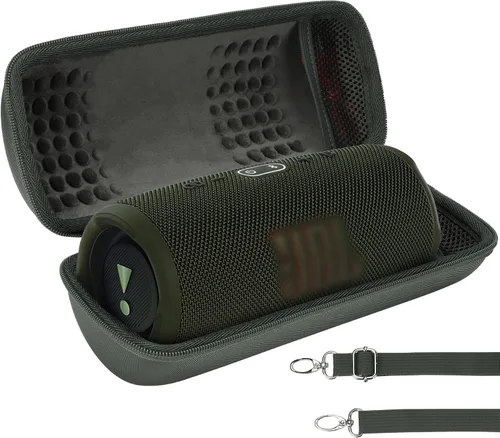Vista 11 de Carcasa Rígida Lebakort Compatible con Altavoz JBL Charge 5 Charge 4 Impermeable (Carcasa Negra)