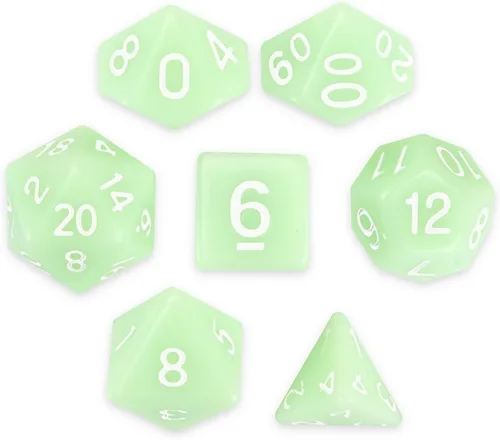 Vista 7 de Brybelly Juego de 7 dados poliédricos Series III Wiz - Edición más reciente