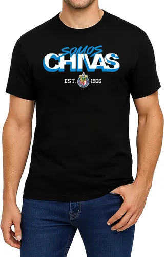 Vista 8 de Icon Sports Official Club Deportivo Guadalajara - Chivas Cotton T-Shirt - Unisex Adult