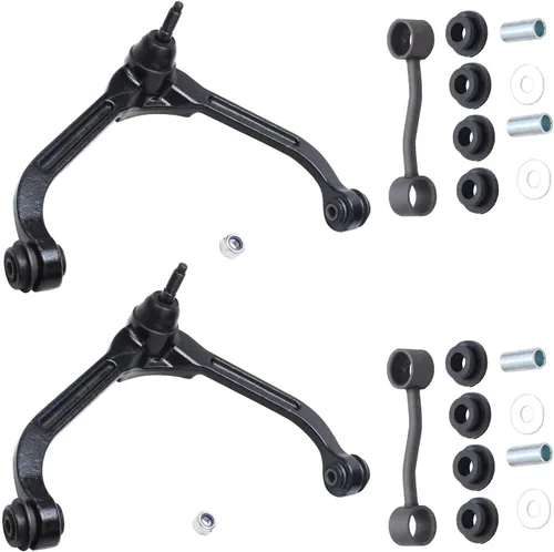 Vista 127 de Detroit Axle - Kit de brazos de control delantero para Acura 2004-2008 TSX 2003-2007 Honda Accord, 2 ensamblajes de brazos de control inferiores 2