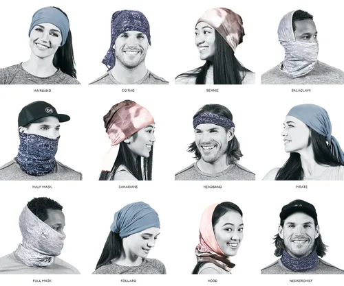 Vista 5 de Buff Hunting-Camouflage-Accesorios Diadema multifuncional, talla única , Serie TC Pacific Crest Trail