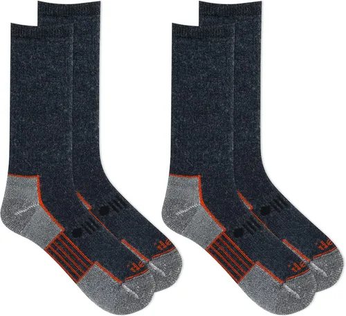 Vista 2 de Jeep Paquete de 2 pares de calcetines de lana resistentes para hombre comodidad acolchada