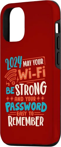 Vista 2 de iPhone 15 In 2024 may your wifi be strong & password easy to remember Case