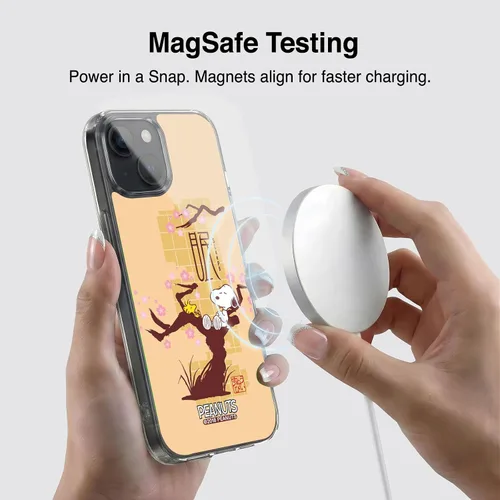 Vista 466 de Carcasa de gel para iPhone 7 Plus/iPhone 8 Plus, diseño de Snoopy Oriental de Peanuts, Badges