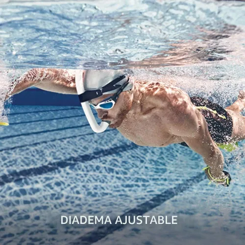 Vista 4 de Speedo Esnórquel de Entrenamiento de Natación Unisex para Adultos Cabeza de Bala