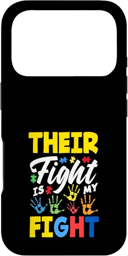 Vista 30 de Their Fight is My Fight Autism Awareness Case for iPhone 17