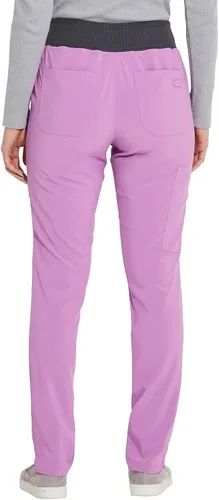 Vista 4 de Dickies EDS Essentials DK090 - Pantalón médico para mujer, tiro medio, pierna cónica, sin botones, DK090